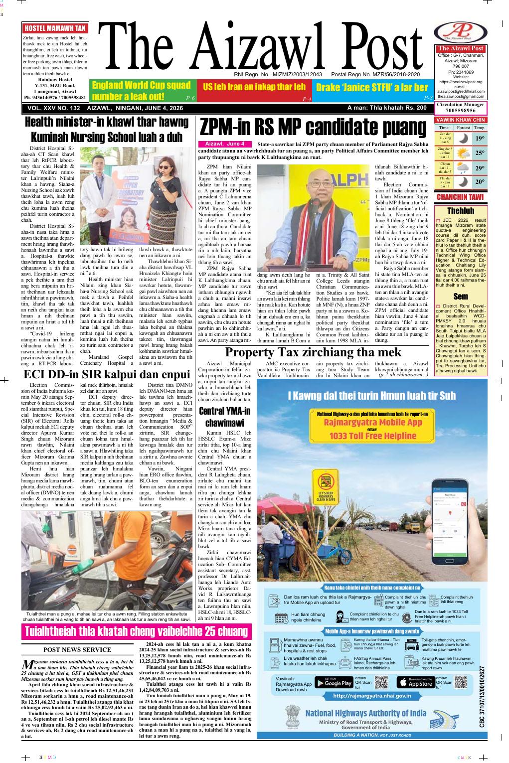 THE AIZAWL POST