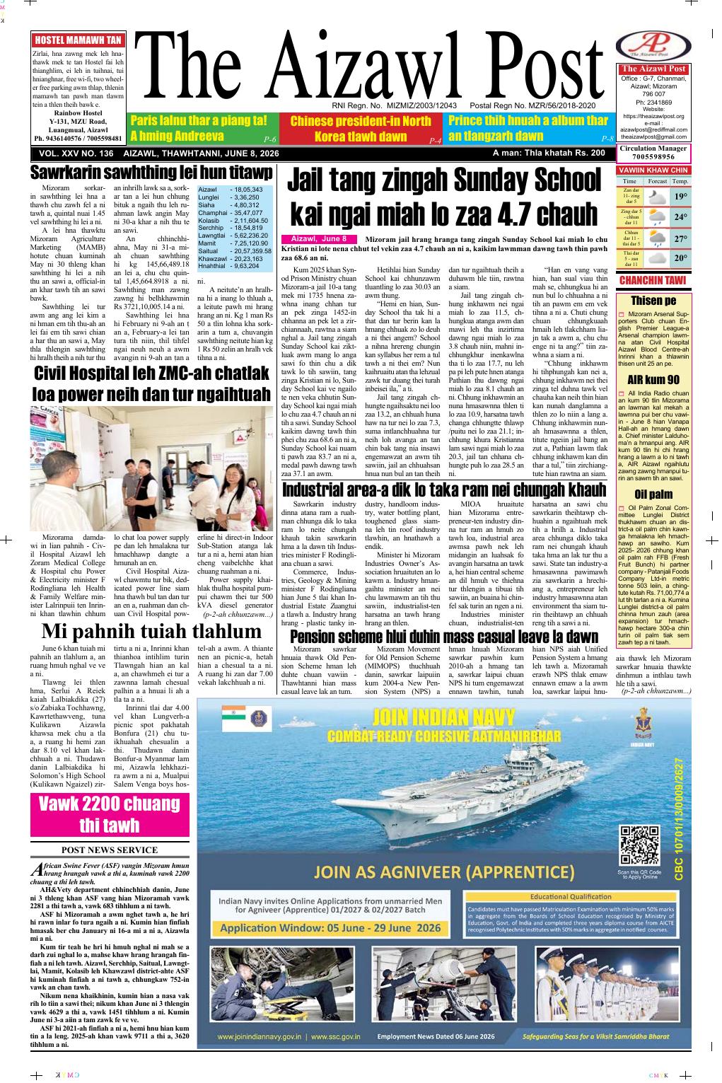 THE AIZAWL POST