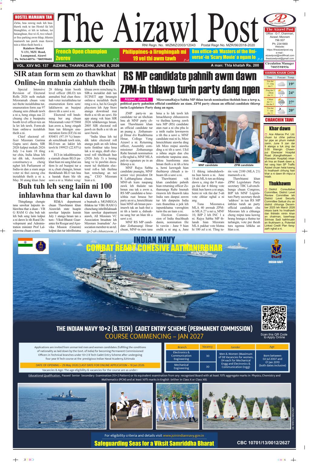 THE AIZAWL POST