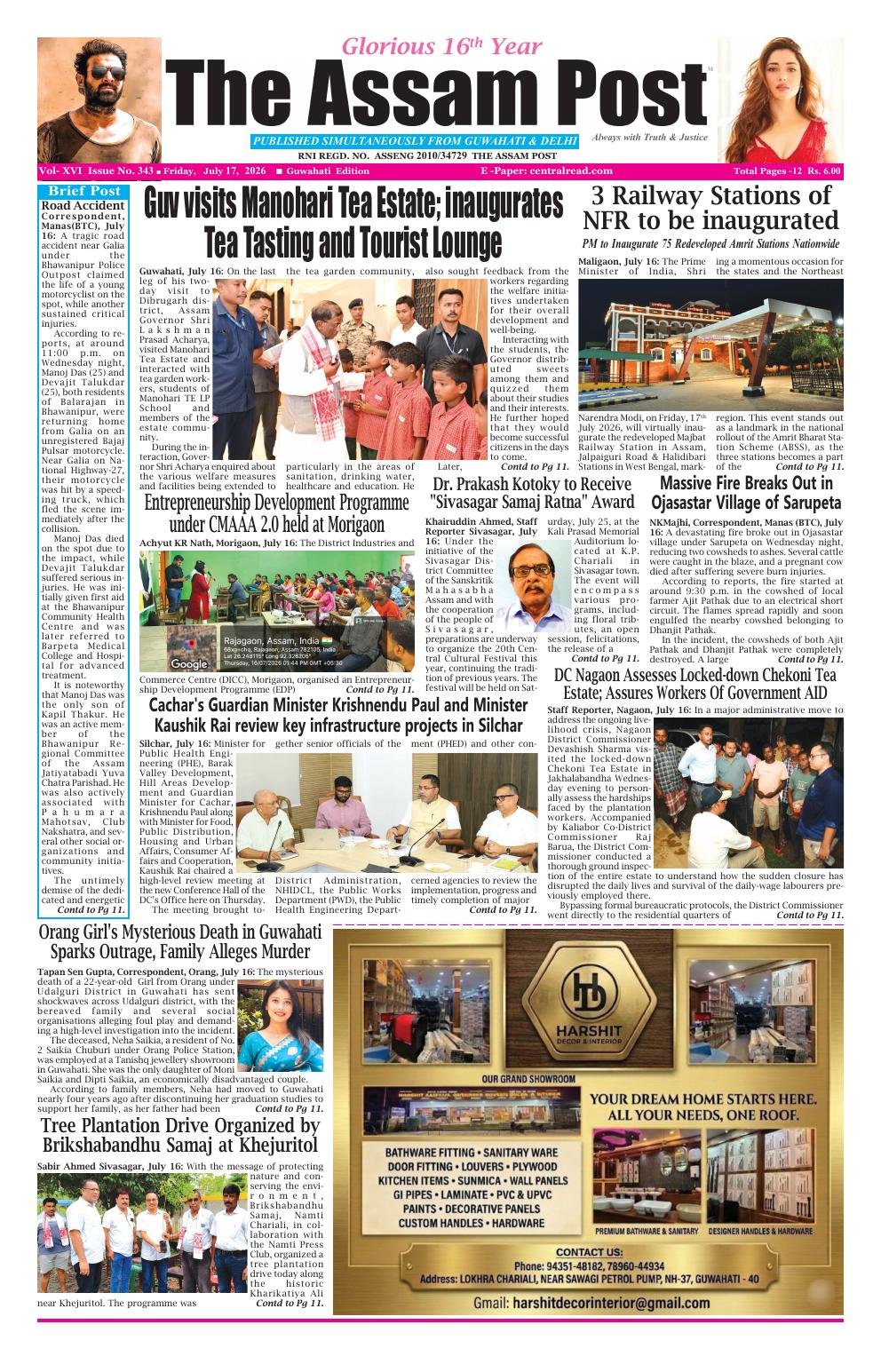 THE ASSAM POST