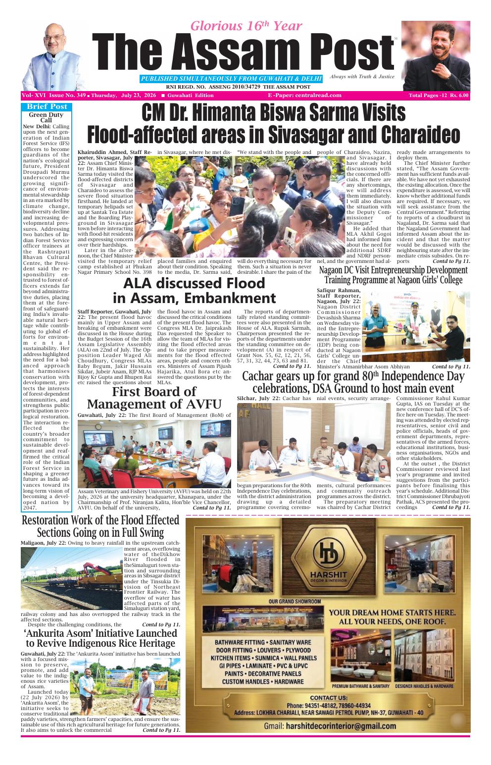THE ASSAM POST
